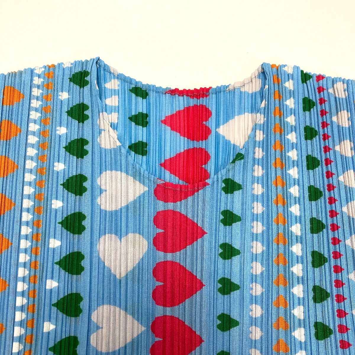 ☆☆ ISSEY MIYAKE イッセイミヤケ PLEATS PLEASE プリーツカットソー 半袖 PP12-JK442 スカイブルー サイズ 3 レディース 傷や汚れあり ISSEY MIYAKE イッセイミヤケ PLEATS PLEASE プリーツカットソー