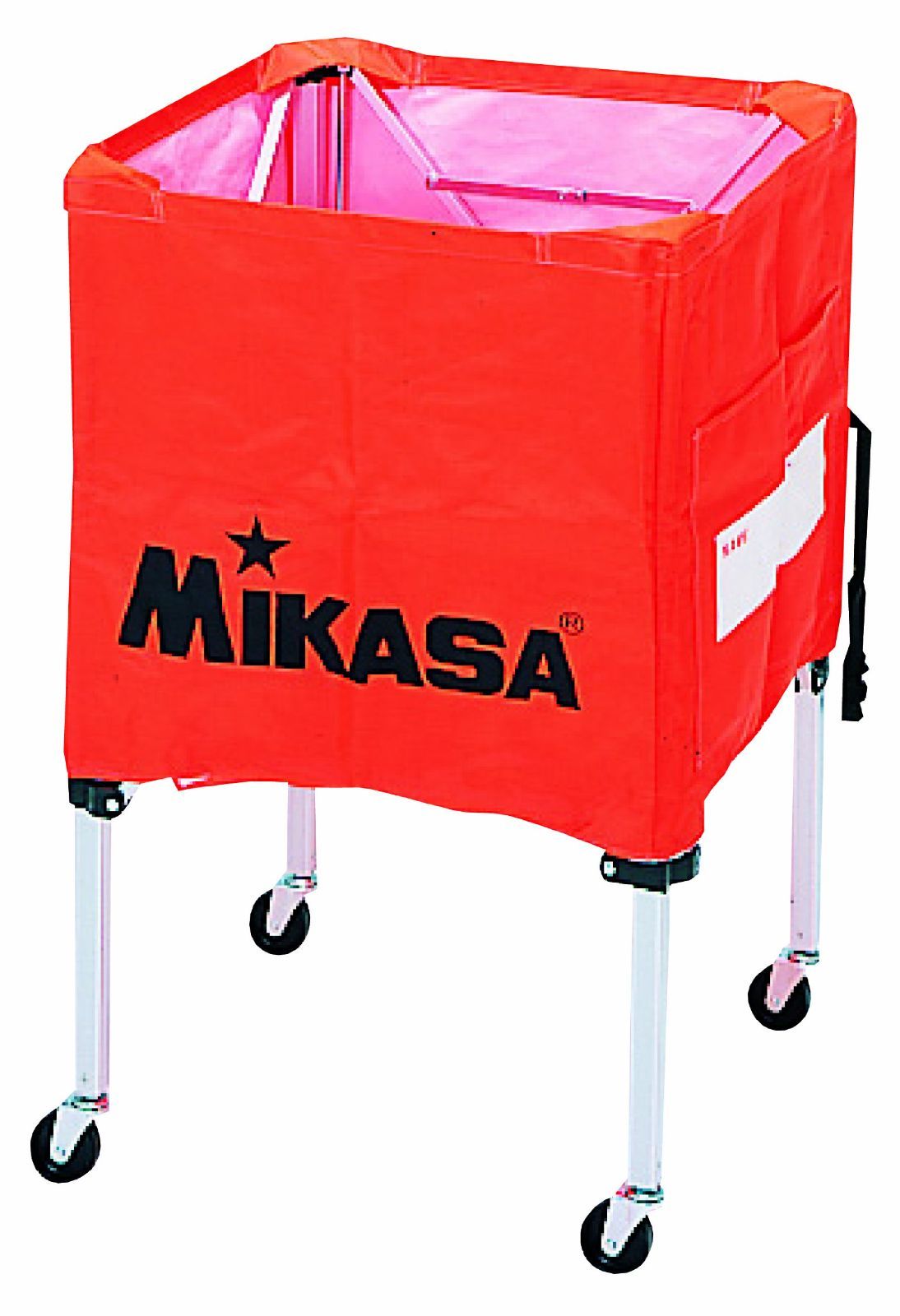MIKASA ミカサ 器具 ボールカゴ 屋外用 フレーム・幕体・キャリーケース3点セット ブラック 〔BCSPHL〕 MIKASA（ミカサ）器具 ボールカゴ 屋外用（フレーム・幕体・キャリー