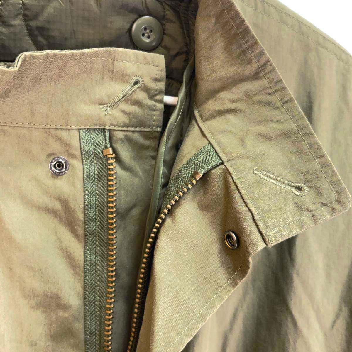 フリークスストア 中綿ライナー3WAY モッズコート S カーキ 22AW