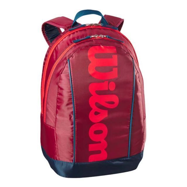 「ジュニアラケット用」「ラケット収納可」ウィルソン(Wilson) ジュニア テニス バックパック リュックサック WR8023803001レッド×インフラレッド(040029790)
