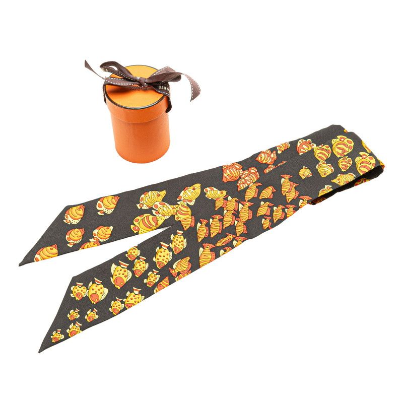 超美品・人気デザイン★エルメス ツイリー Do Re Boucles エルメス HERMES スカーフ ツイリー DO RE BOUCLES シルク