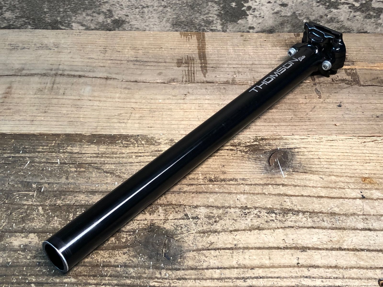 IY497 トムソン THOMSON エリート Elite アルミ シートポスト 黒 Φ27.2