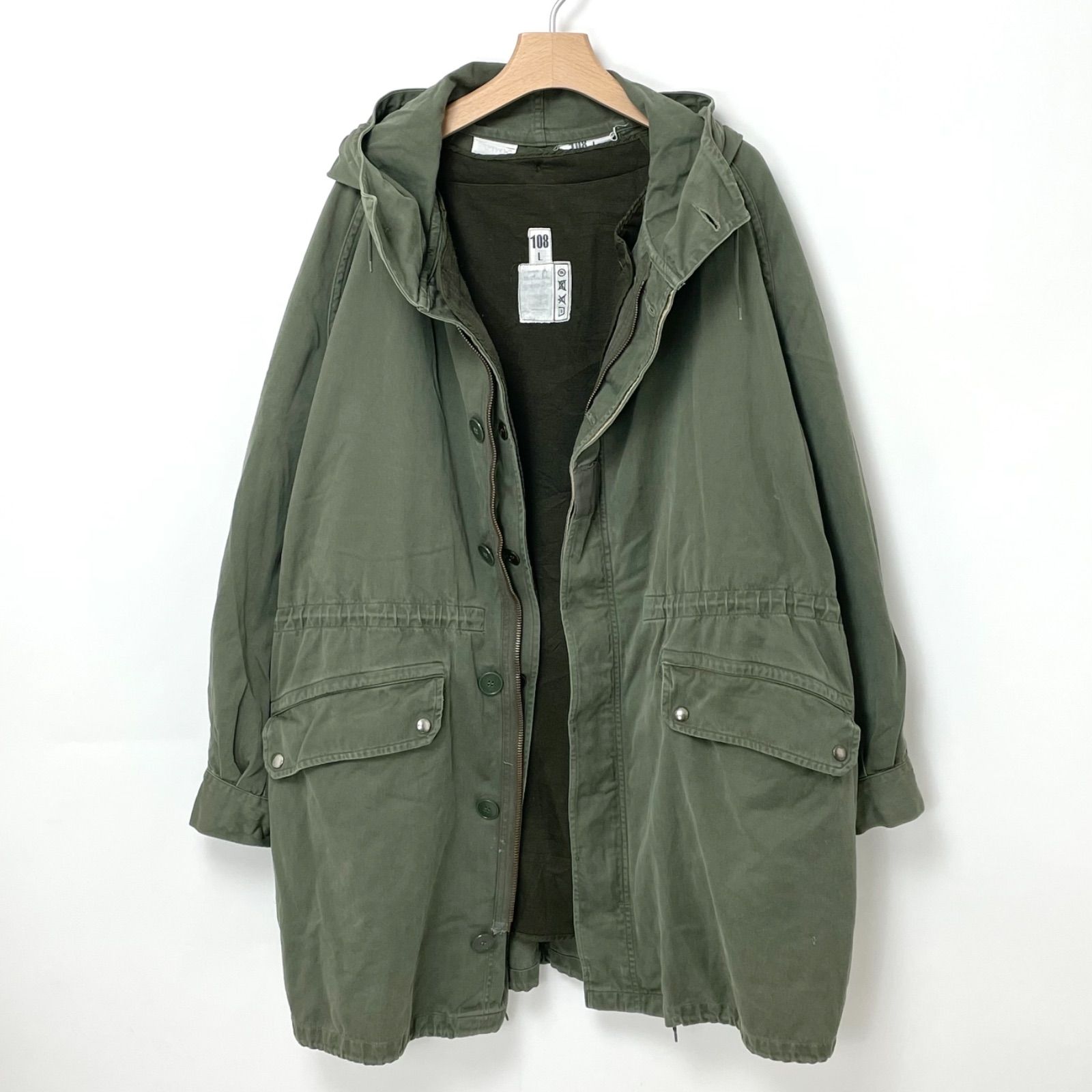 M64 フィールドパーカー フランス軍 ライナー付き 92C ヴィンテージ 70's フランス軍実物M64 フィールドパーカー92C 70s フランス軍 実物 M