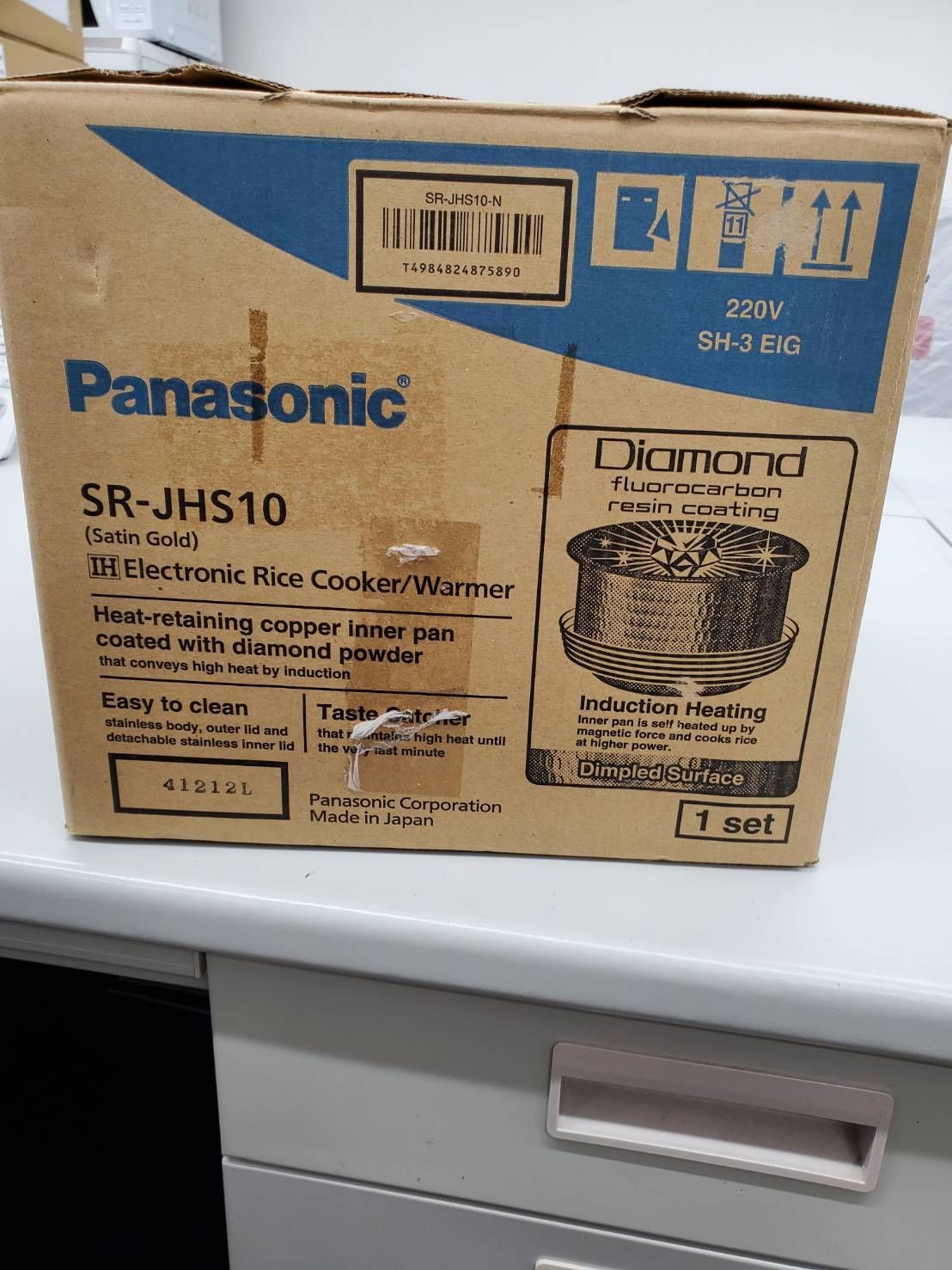 展示品・未使用】Panasonic SR-JHS10 海外向け炊飯器 5合炊き 海外仕様220V - メルカリ