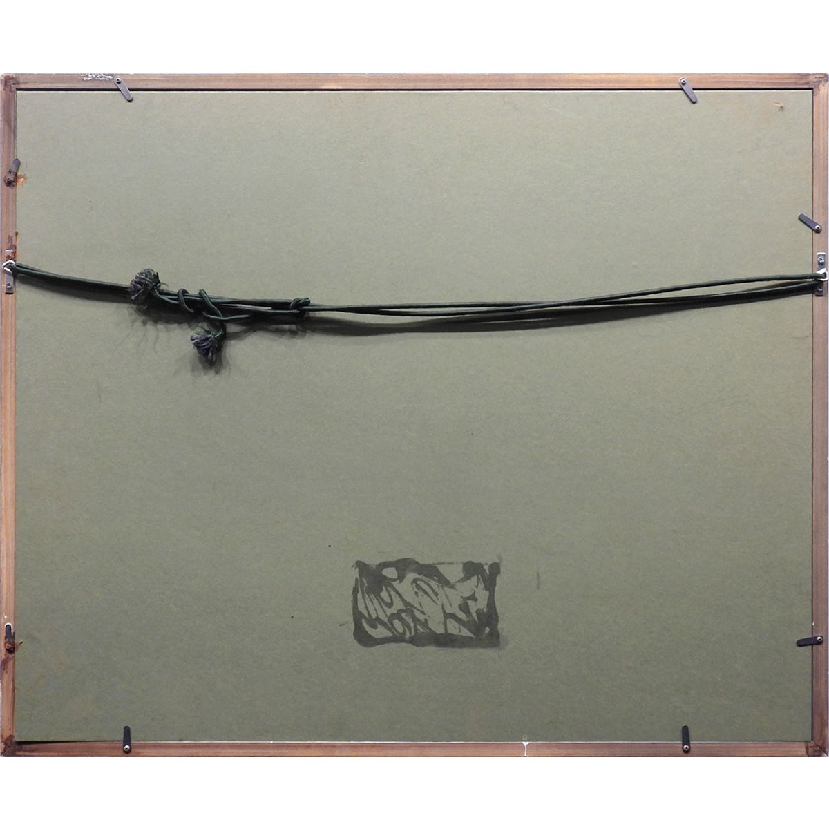 柳原良平 鳥島 小笠原 油彩10号 風景画 客船 にっぽん丸