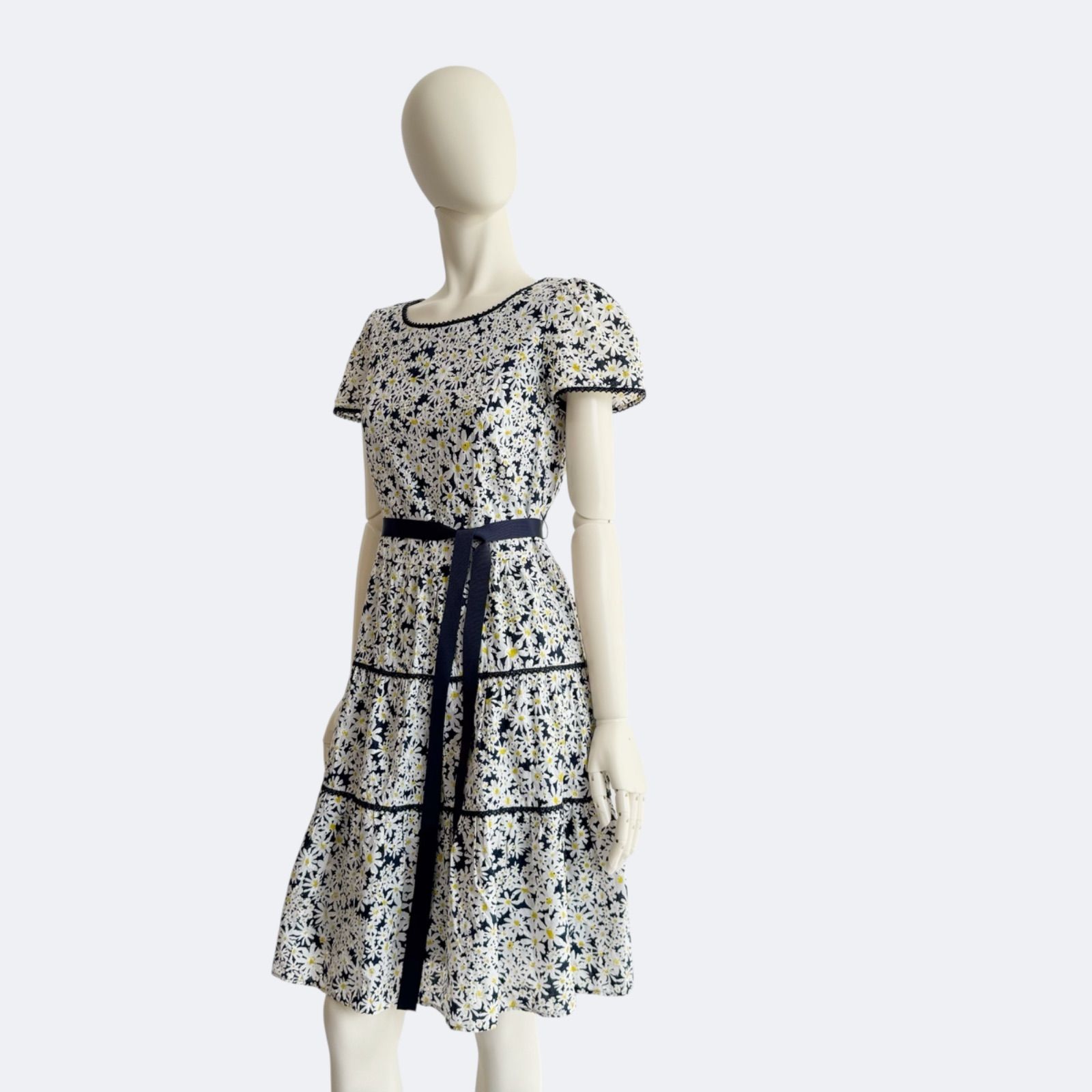 エムズグレイシー 刺繍半袖ワンピース M'S GRACY エムズグレイシー ワンピース 花柄 刺繍 ドレス 半袖 楽天