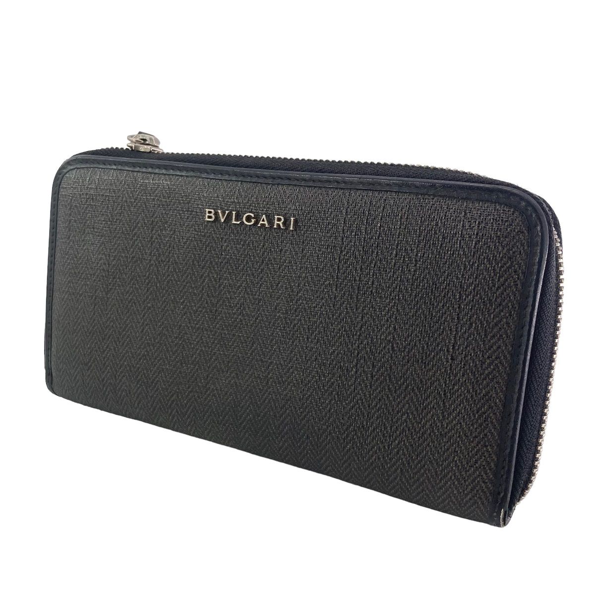 中古】 BVLGARI ブルガリ メンズ財布 ウィークエンド ラウンド