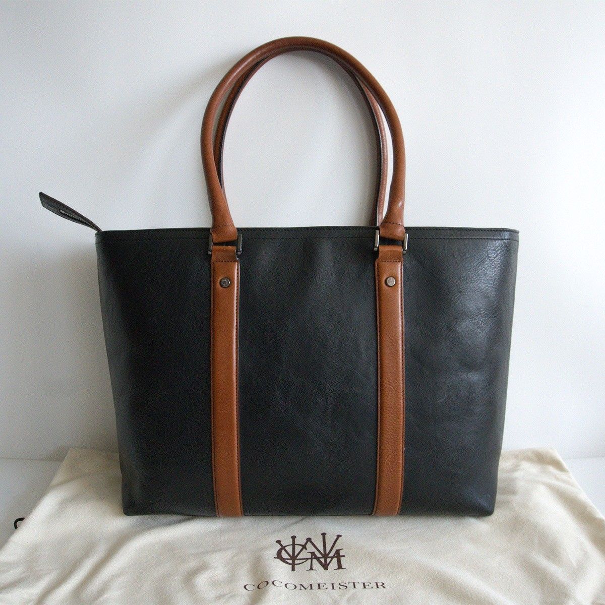 ココマイスター マルティーニ トートバッグ レザー ブラウン 通勤