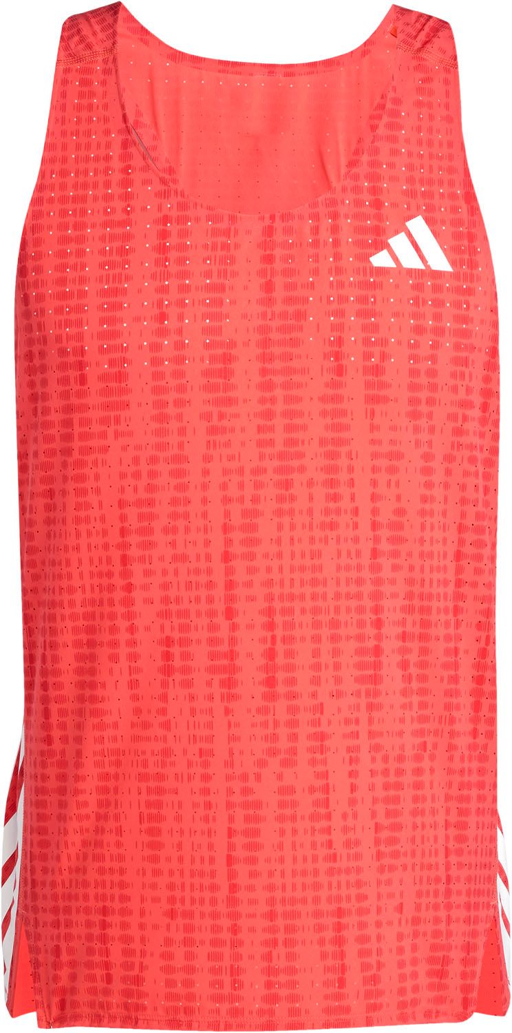 adidas アディゼロシングレット アディダス アディゼロ ランニング シングレット - レッド