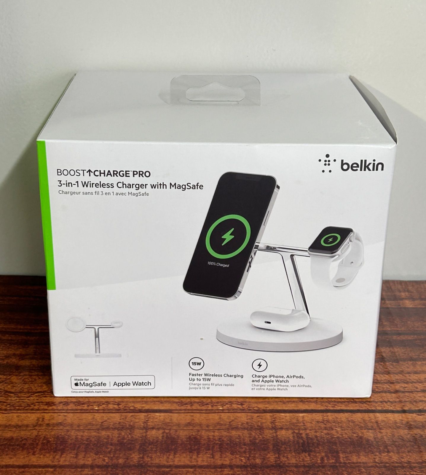 Belkin 3 in 1 MagSafe充電器 大きかっ ベルキン WIZ009 売買されたオークション情報 落札价格 【au  payマーケット】の商品情報をアーカイブ公開