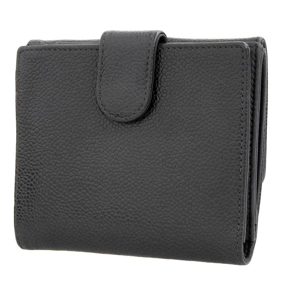 CHANEL シャネル ココマーク 2つ折財布 二つ折り Wホック財布 ダブル