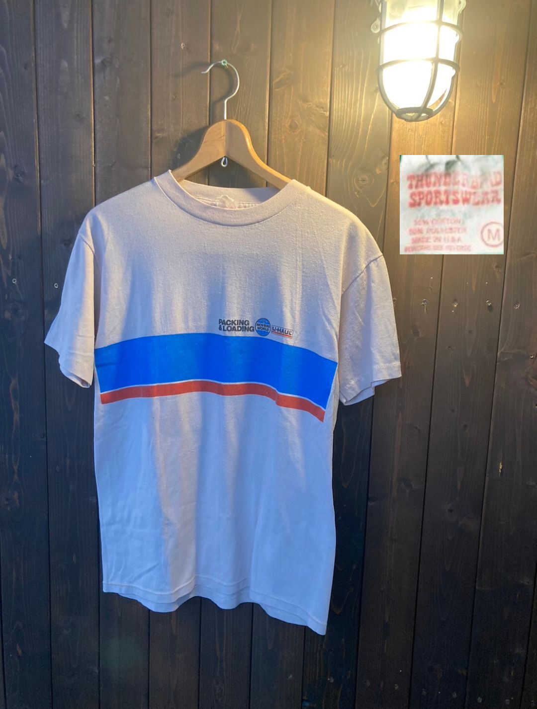 Tシャツ US古着 Lサイズ U-HAUL ユーホール THUNDERBIRD SPORTSWEAR 