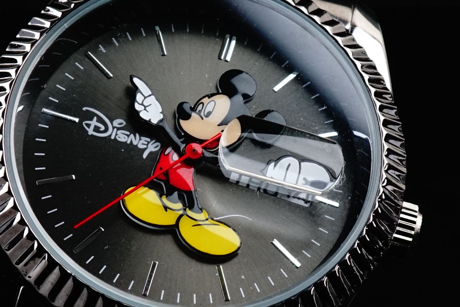 Disney MICKEY ミッキーマウス コラボ 腕時計/GMT 電池式-
