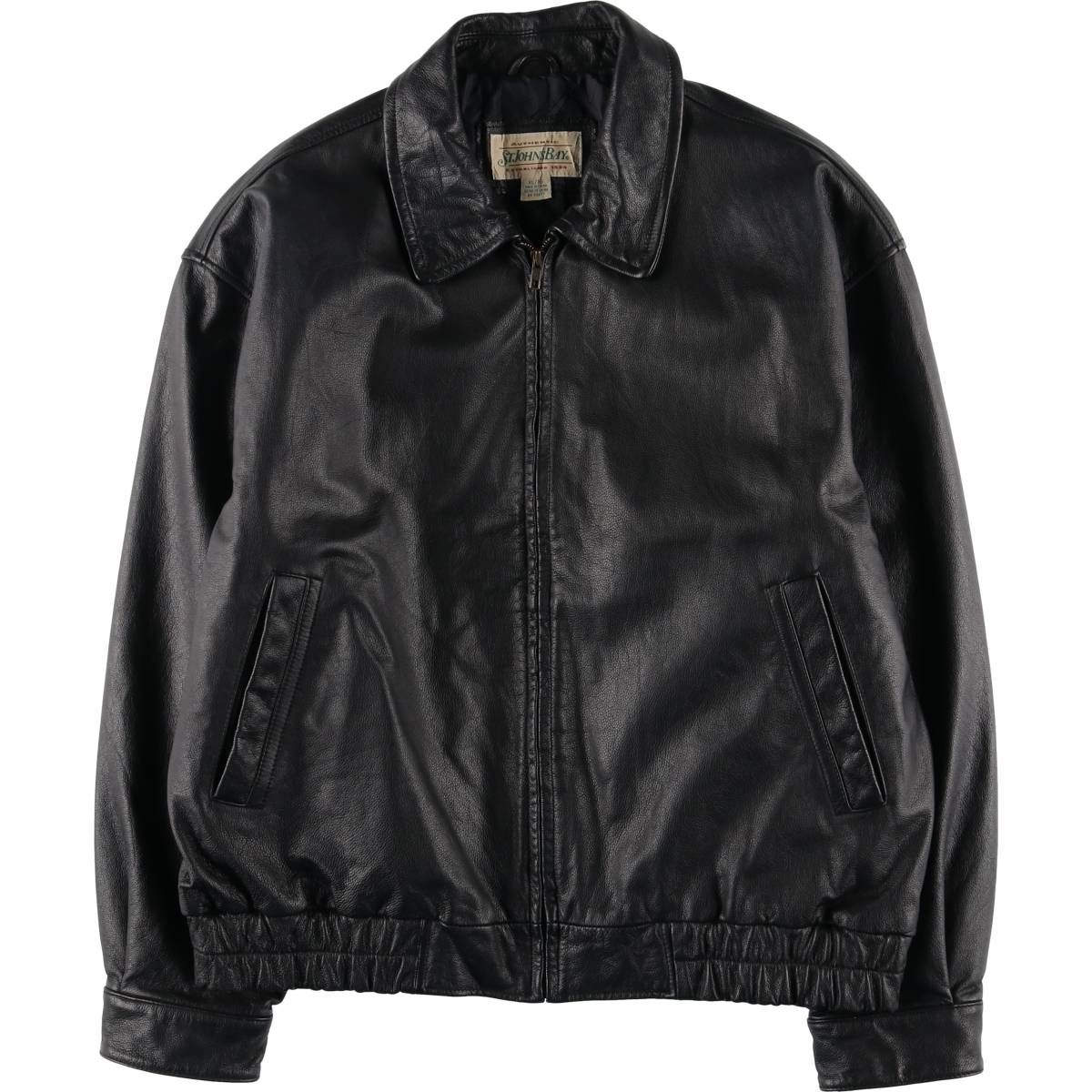 ST JOHN'S BAY セントジョンズベイ レザーブルゾン 90s 90年代 ST.JOHN'S BAY セントジョンズベイ レザージャケット