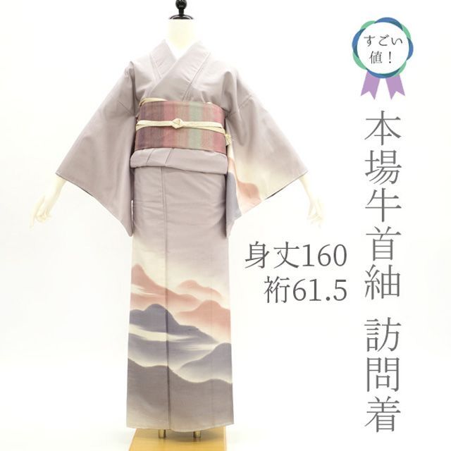 専用ページk-2155 素敵なピンク 琉球紬 正絹 広衿 袷 着物 - lawflex 