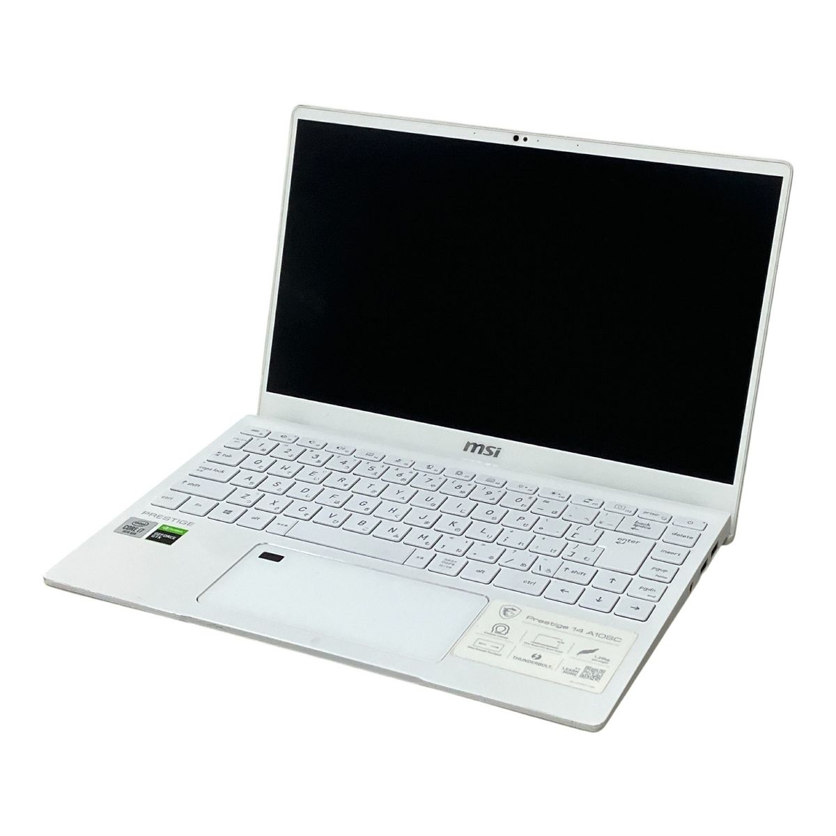 ゲーミングノート 極美品 Prestige 14 A10SC-212JP 相棒パソコンの紹介（MSI Prestige 14 A10SC） – 書家 池上晋翔