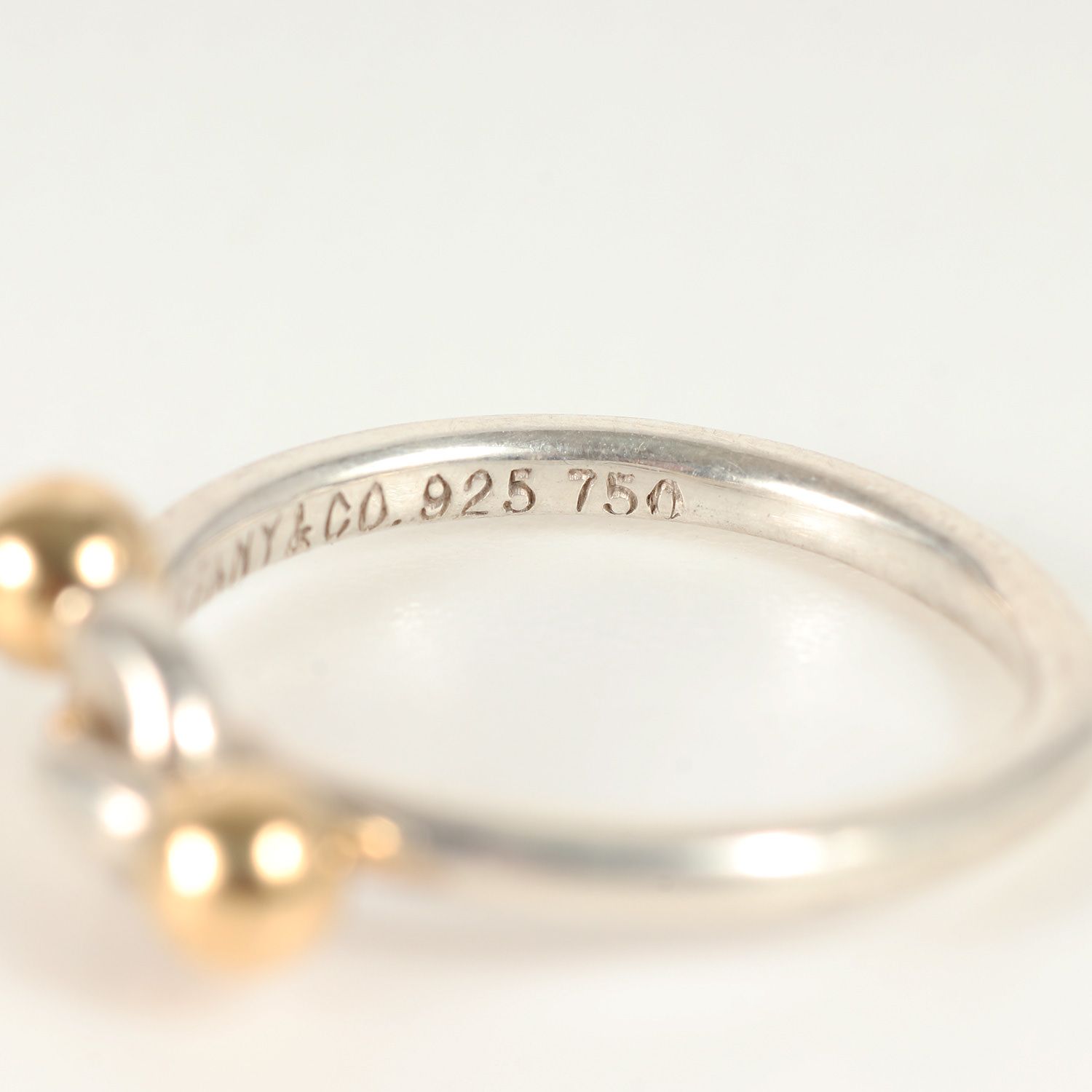 TIFFANY&Co. ティファニー サイズ:12号 フック&ダブルアイ コンビ