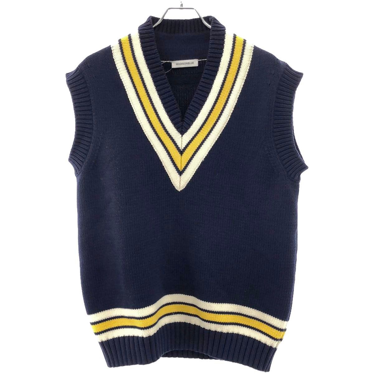 MADISON BLUE マディソンブルー 23SS TENNIS SWEATER VEST Vネック