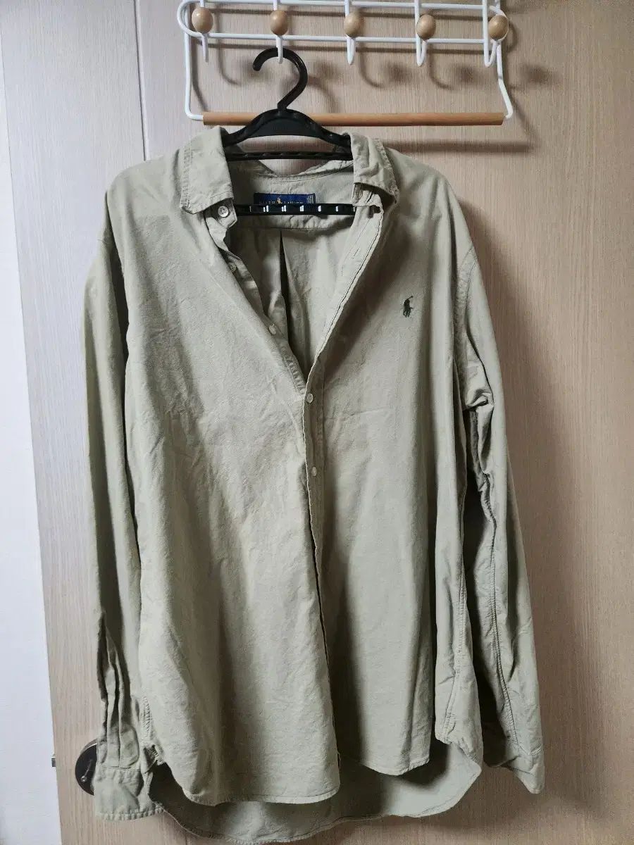 ポロ ラルフローレン オックスフォード シャツ カーキ