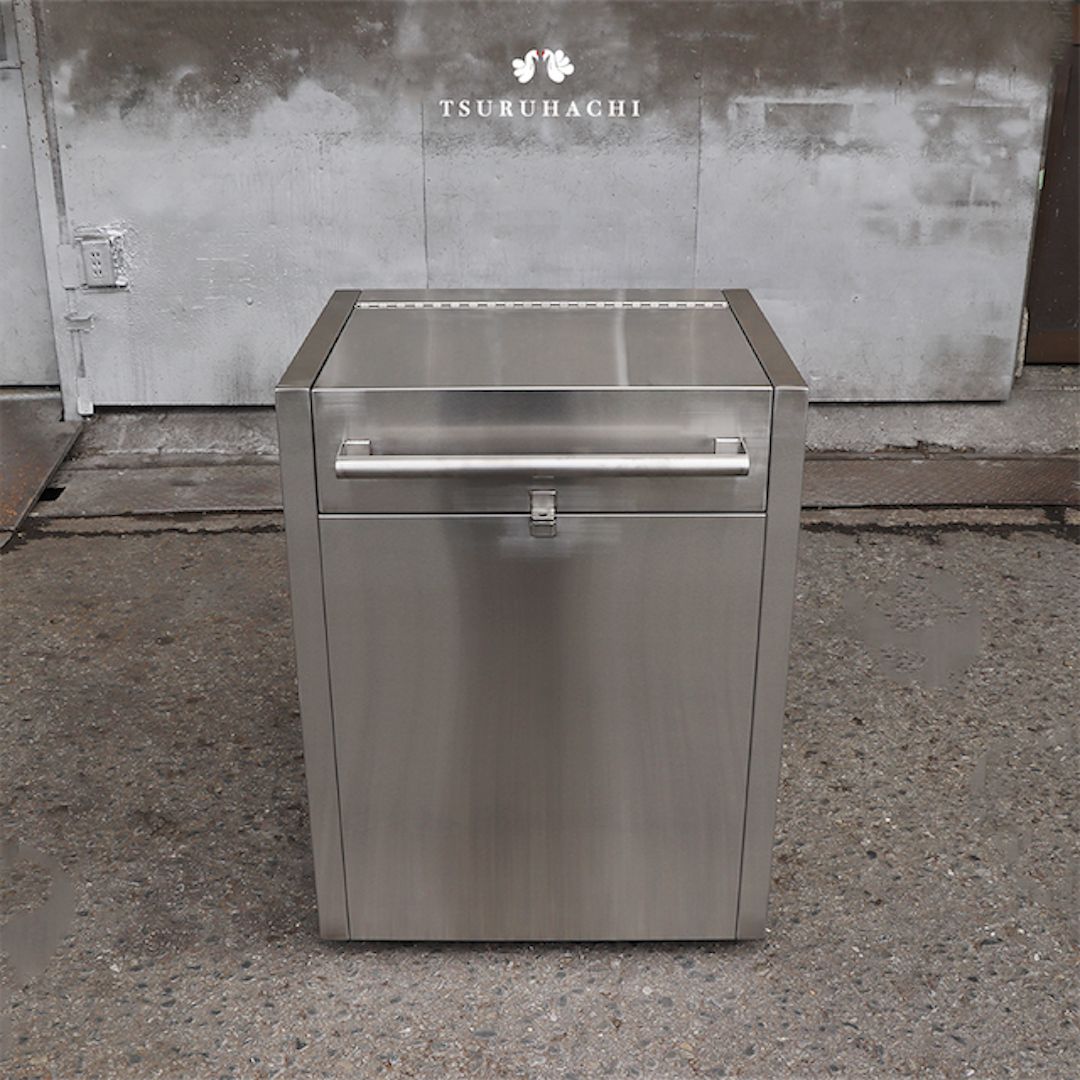 600 × 500 × 800 ステンレス製ゴミ箱 ゴミステーション