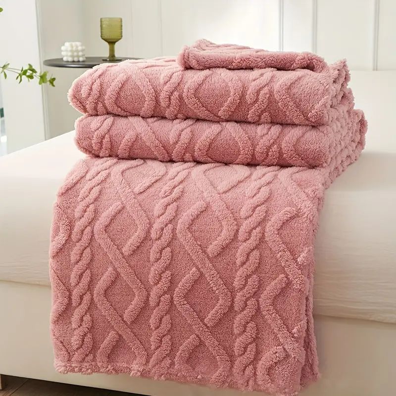 ピンク ブランケット かわいい おしゃれ 寝具 掛け布団 毛布 冷え性 