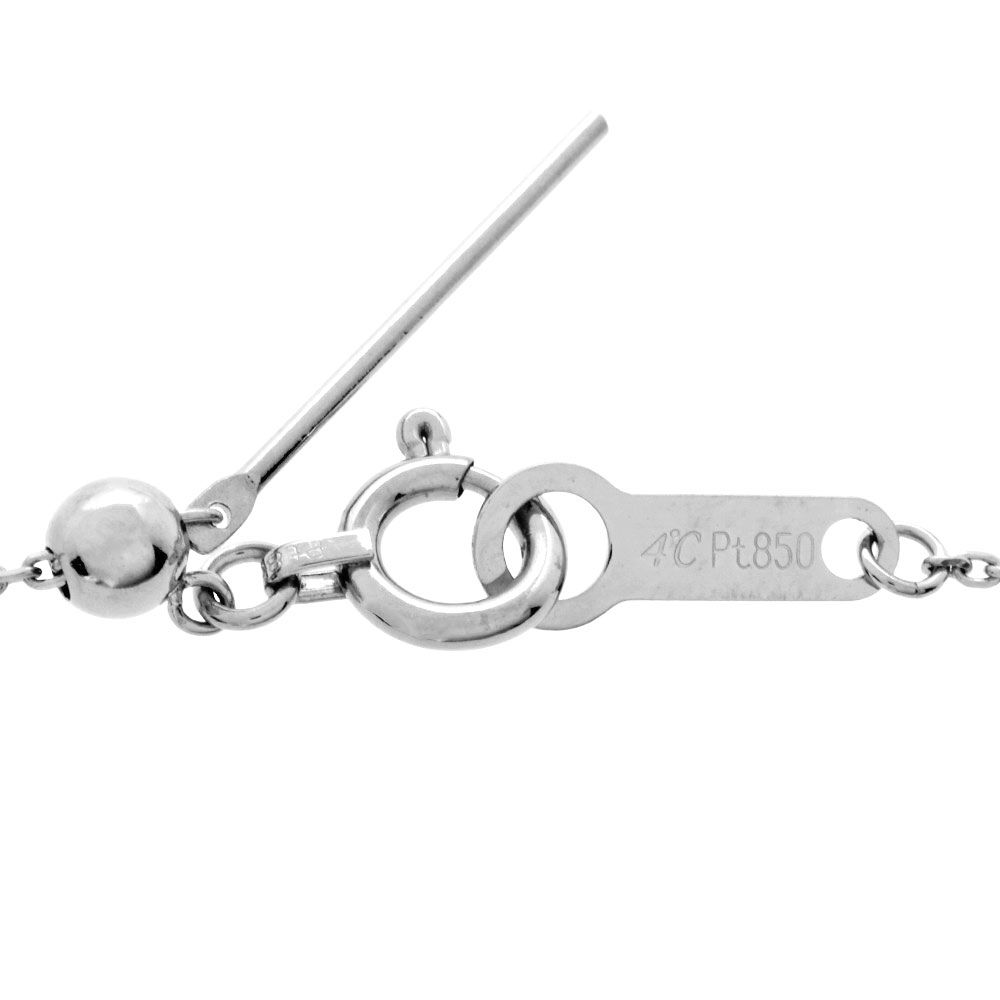 4℃ ヨンドシー　pt850 ストーン　ネックレス　プラチナ　宝石　ペンダント ヨンドシー 4℃ ペンダント ネックレス ダイヤモンド Pt950 4.1g