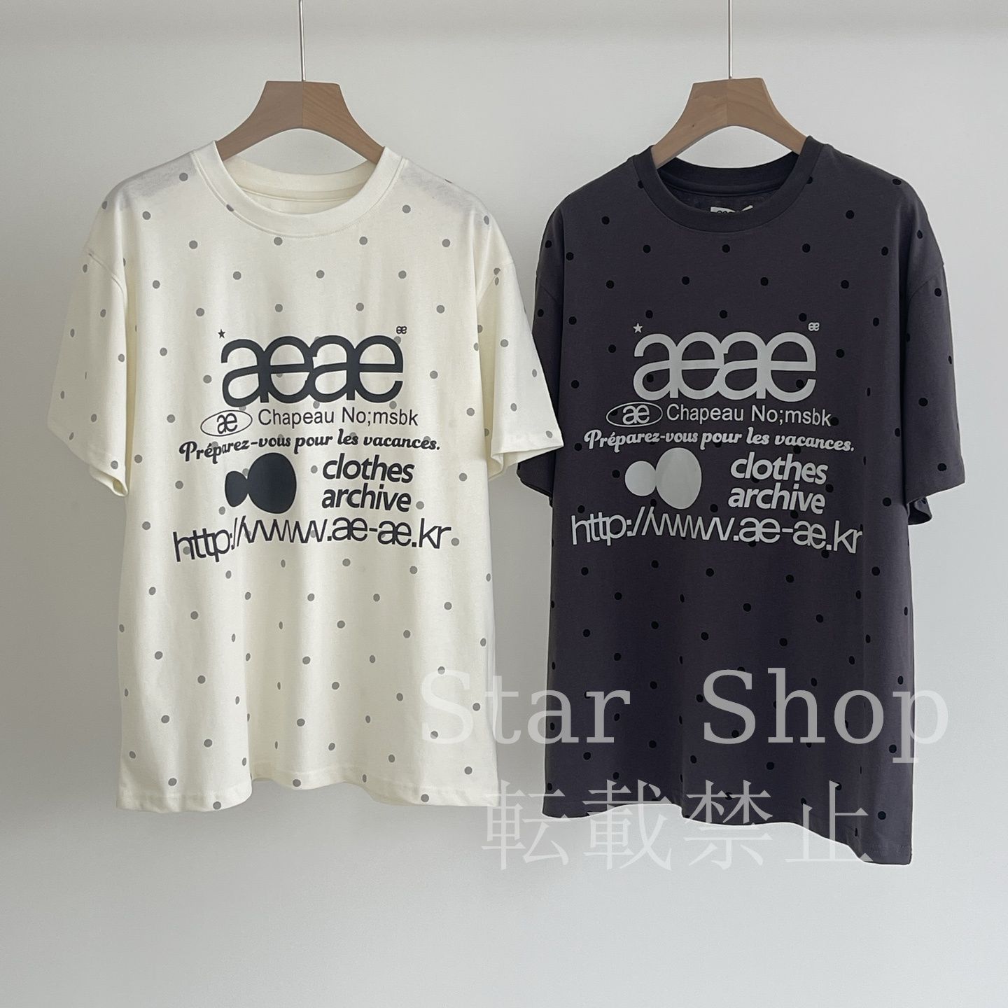 美品 韓国 AEAE エーイーエーイー WEB LOGO DOT CROP T-SHIRTS