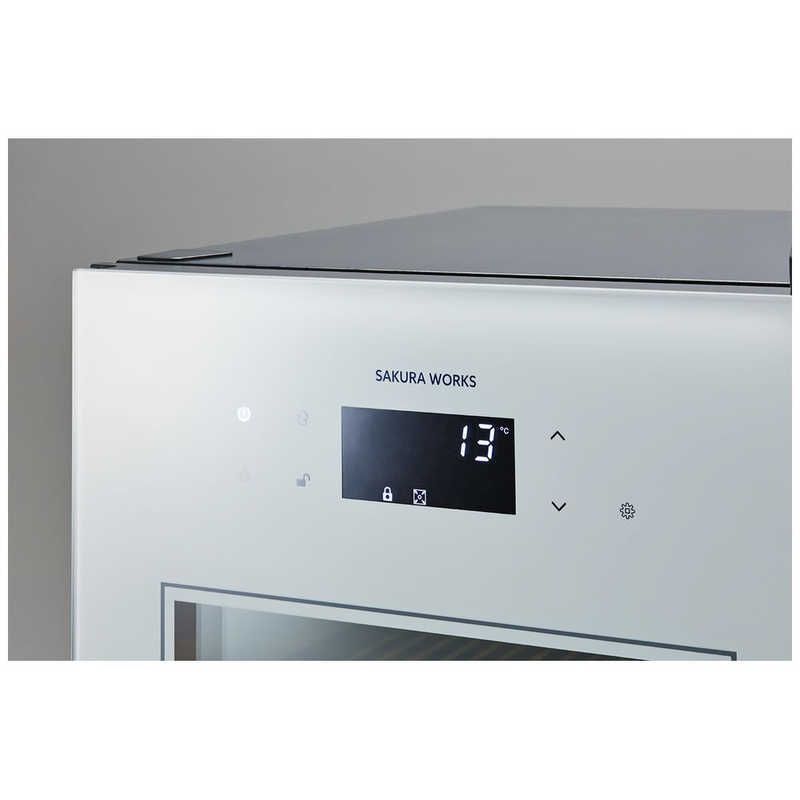 標準セッティング無料 配送無料 さくら製作所 ワインセラー 22本 右開き SA22 W ホワイト WWW_KANDAIZUMI_COM