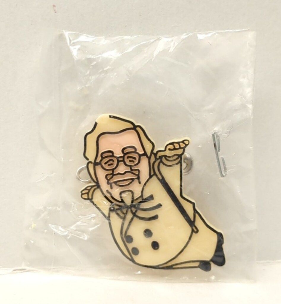 ケンタッキーフライドチキン バッジ カーネル・サンダース/プラ