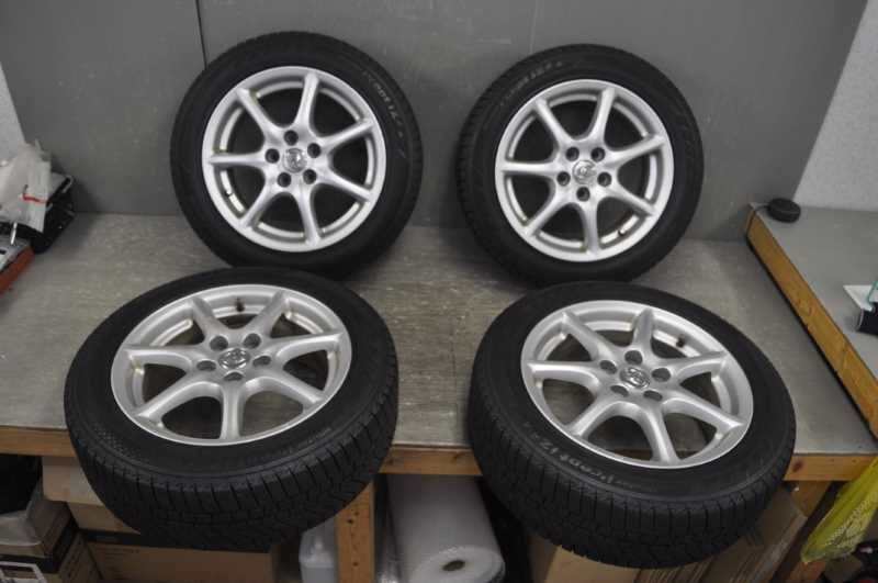 バリ山 スタッドレスタイヤ 製 215 55 R17 17×7J 50 5H PCD114 ACR50W エスティマ アエラス Winter i cept iZ2 s020823K