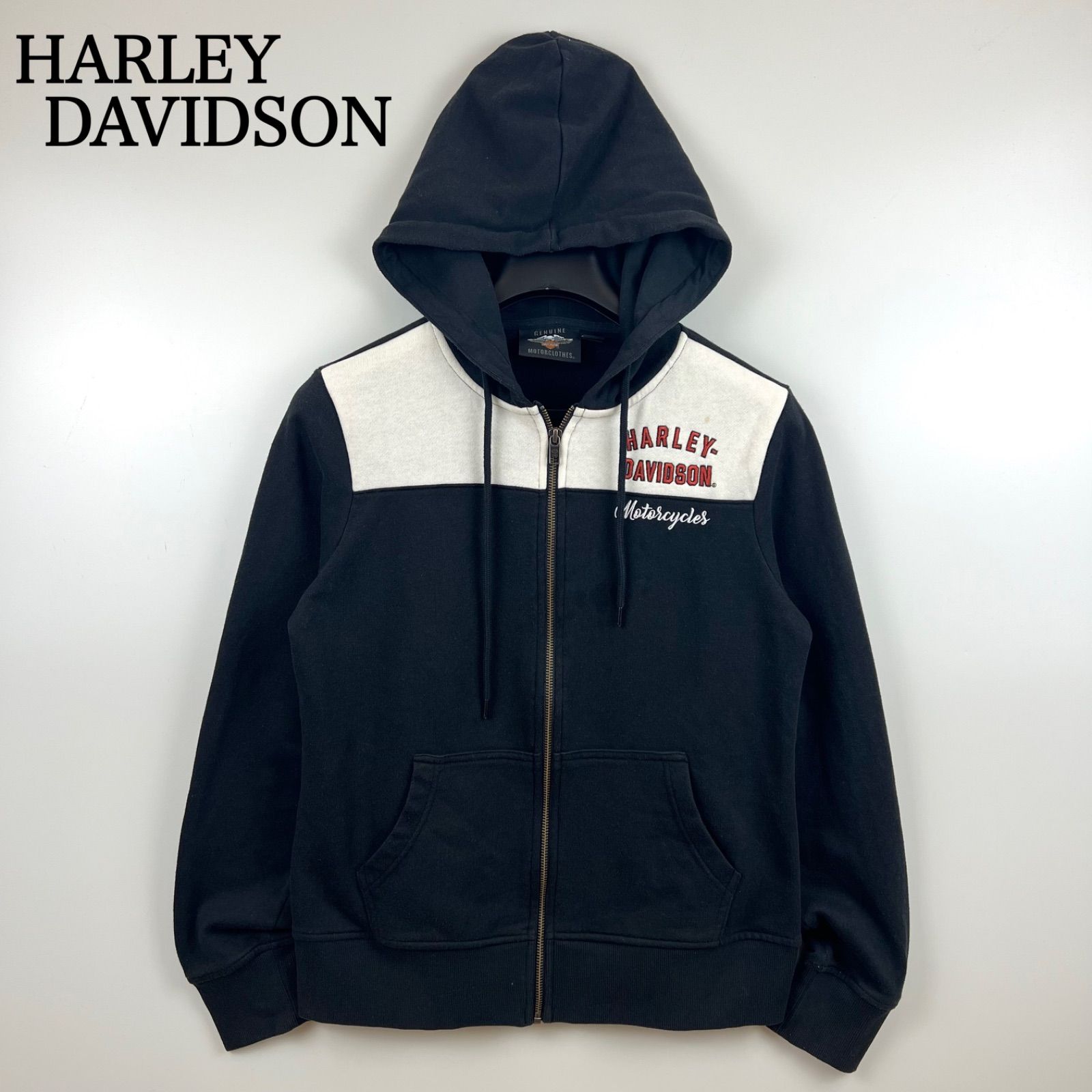 HARLEY DAVIDSON 2021 back logo zip hoodie M ハーレーダビッドソン 