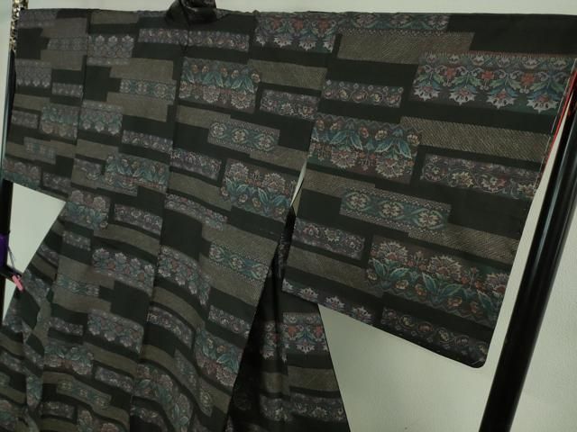 平和屋本店□極上 都喜ヱ門 本場大島紬 藤色泥 7マルキ