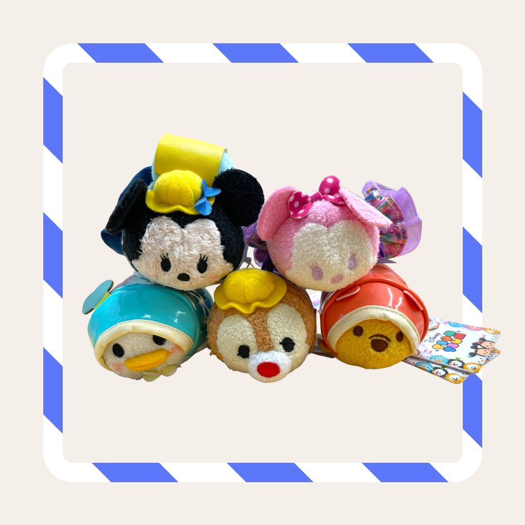 ディズニー ツムツム ぬいぐるみ 5点セット ③ 種類別 キャラクター 