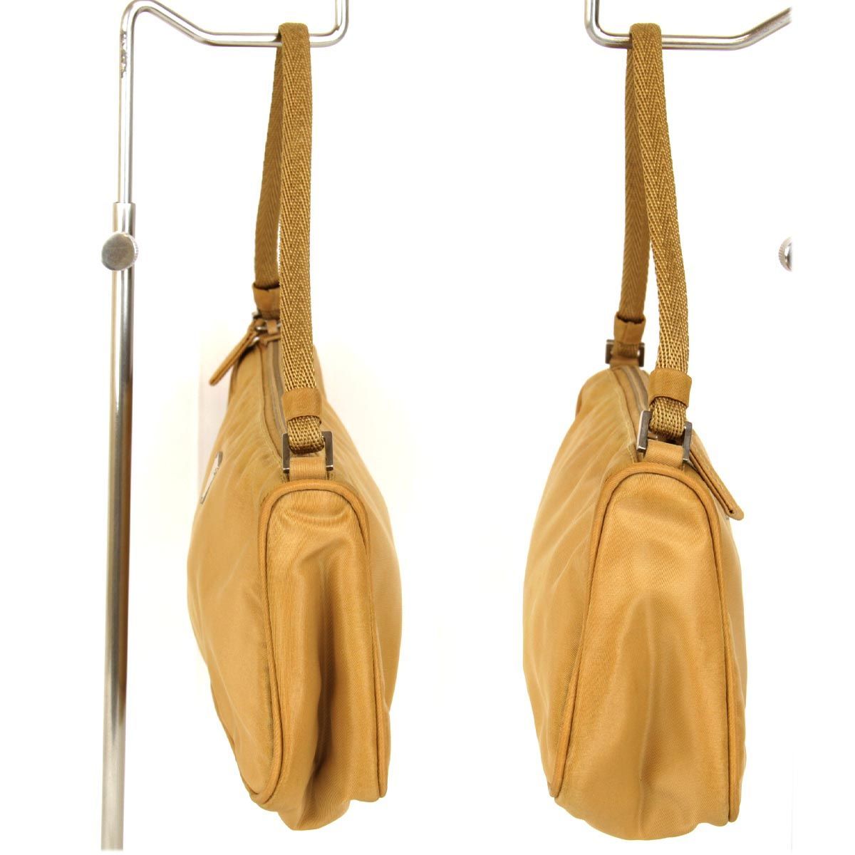 『USED』 PRADA プラダ アクセサリーポーチ ベージュ USED』 PRADA プラダ アクセサリーポーチ キャンバス ベージュ