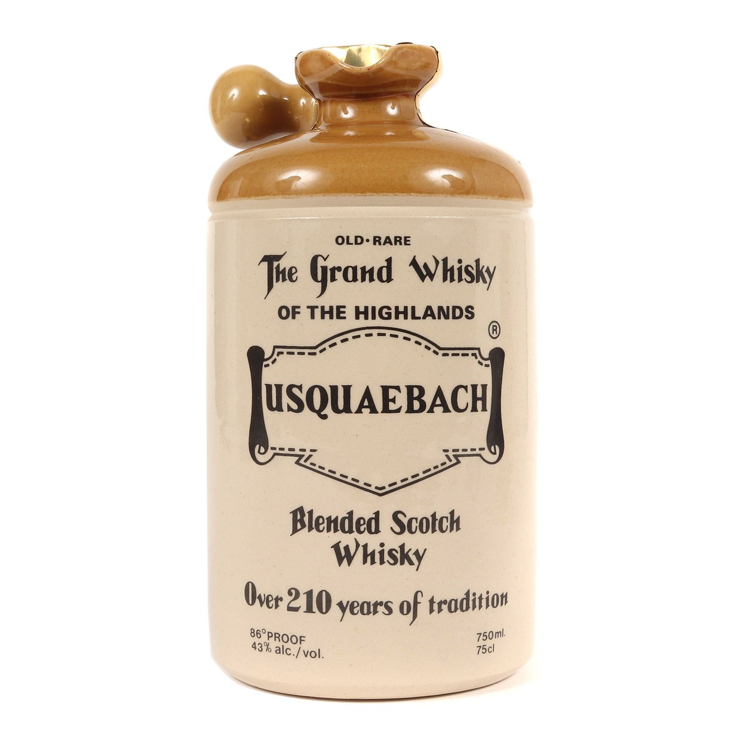 未開栓】古酒 USQUAEBACH ウシュクベ スコッチウイスキー 陶器