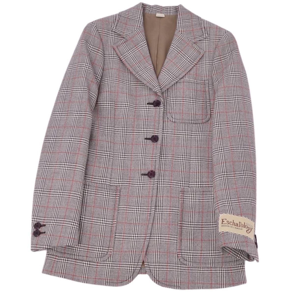 美品 GUCCI ジャケット レディース 極美品 GUCCI テーラードジャケット 
