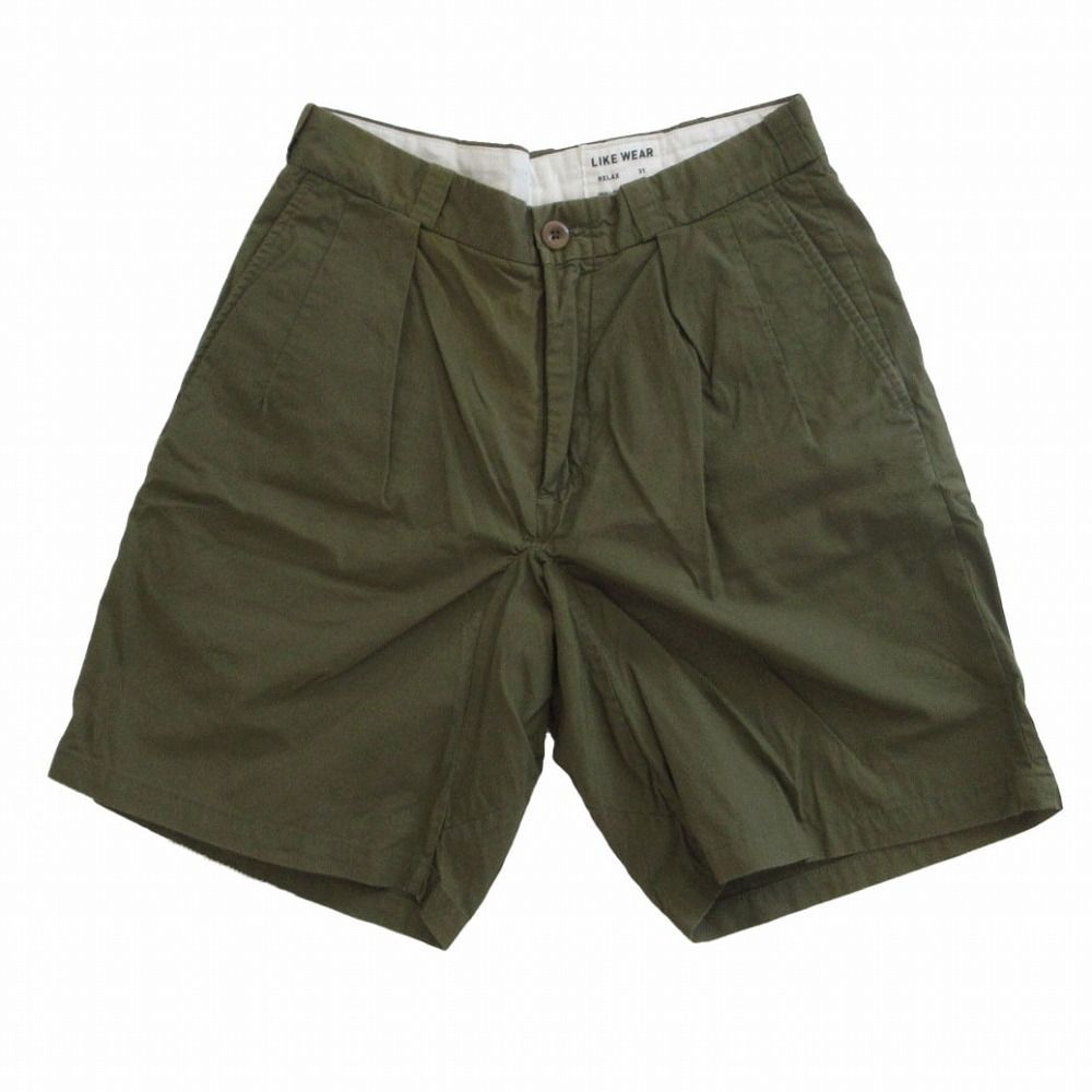 YAECA ショートパンツ YAECA(ヤエカ)13643 two tuck shorts (13643) | YAECA ⁄ ショート