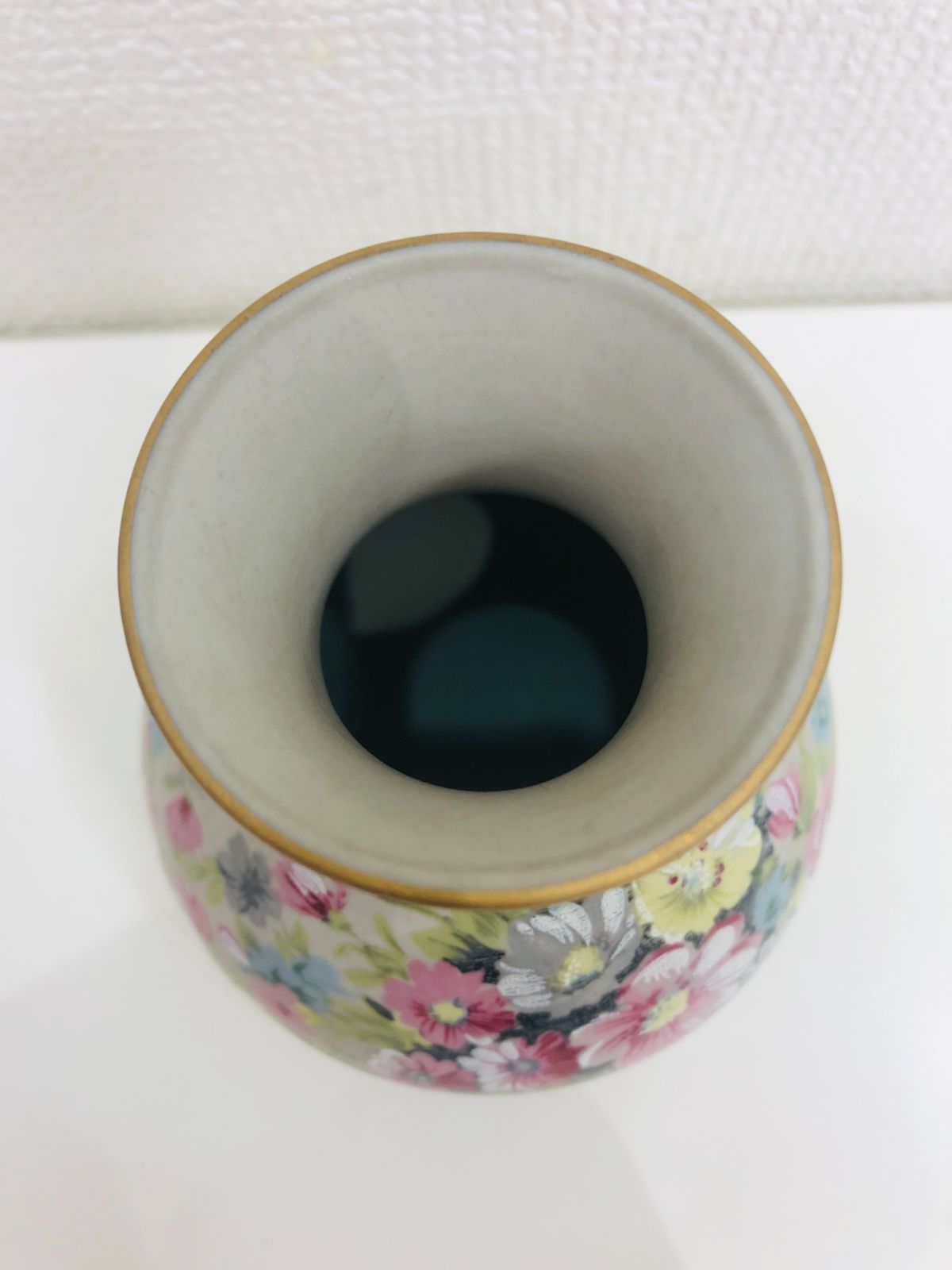 A【中古】ヴィンテージ Ceramica IBIS Aveiro Portugal 花瓶 フラワーベース