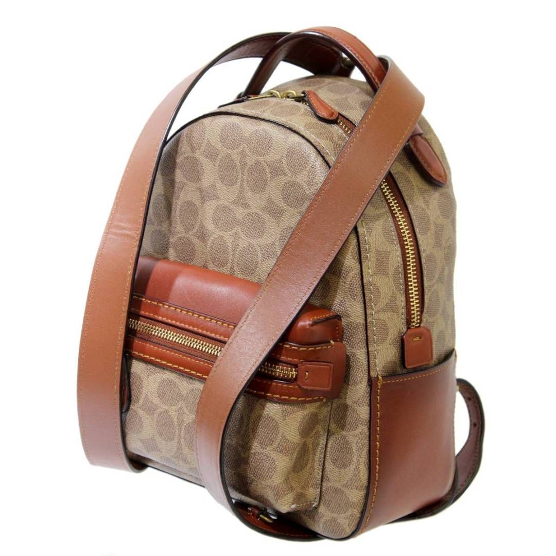 COACH/コーチ シグネチャー バックパック23 リュックサック FS-no 美品