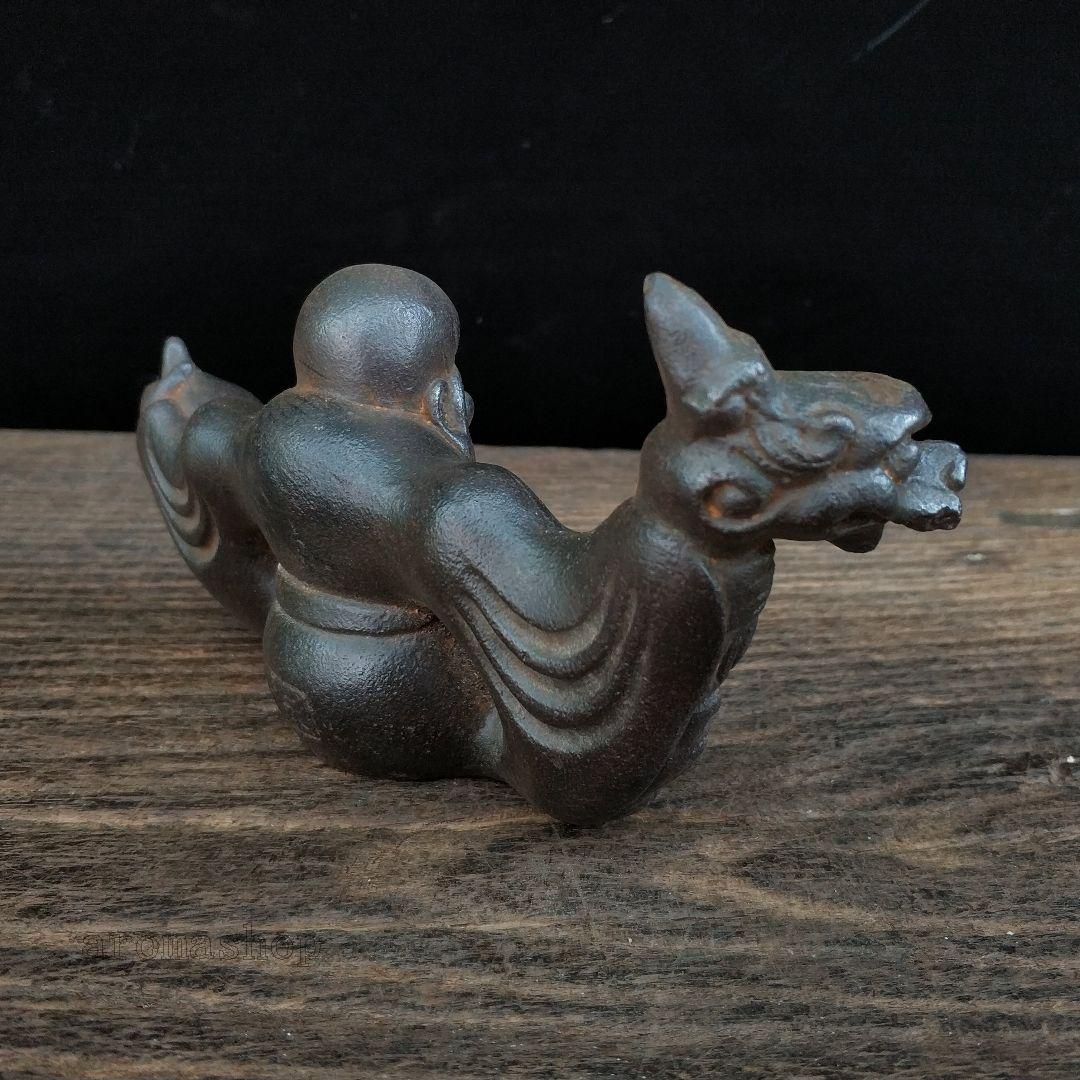 鉄器 竜頭 寿星 筆立て 書道具 文房具 工芸品 美術品 置物 鉄器 竜頭 寿星 筆立て 書道具 文房具 工芸品 美術品 置物