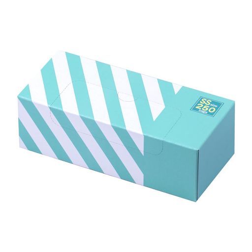  驚異の防臭袋BOS(ボス)ストライプパッケージ/ミントグリーンSSサイズ250枚入赤ちゃん用おむつ・ペットうんち・生ゴミ・サニタリーなどの処理に その他