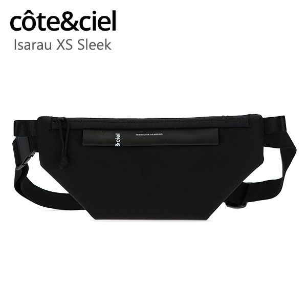 コートエシエル Cote-Ciel ボディバッグ イザラウ Isarau XS Sleek Black ショルダーバッグ ウエストバッグ クロスボディ メンズ 29086 ブラック CEC-00011-00