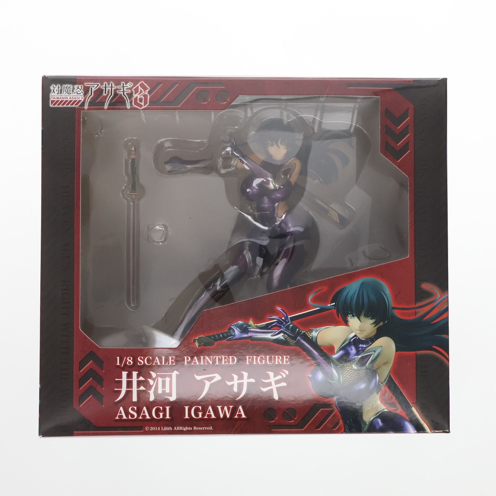 井河アサギ 対魔忍アサギ3 1/8 完成品 フィギュア マイルストン