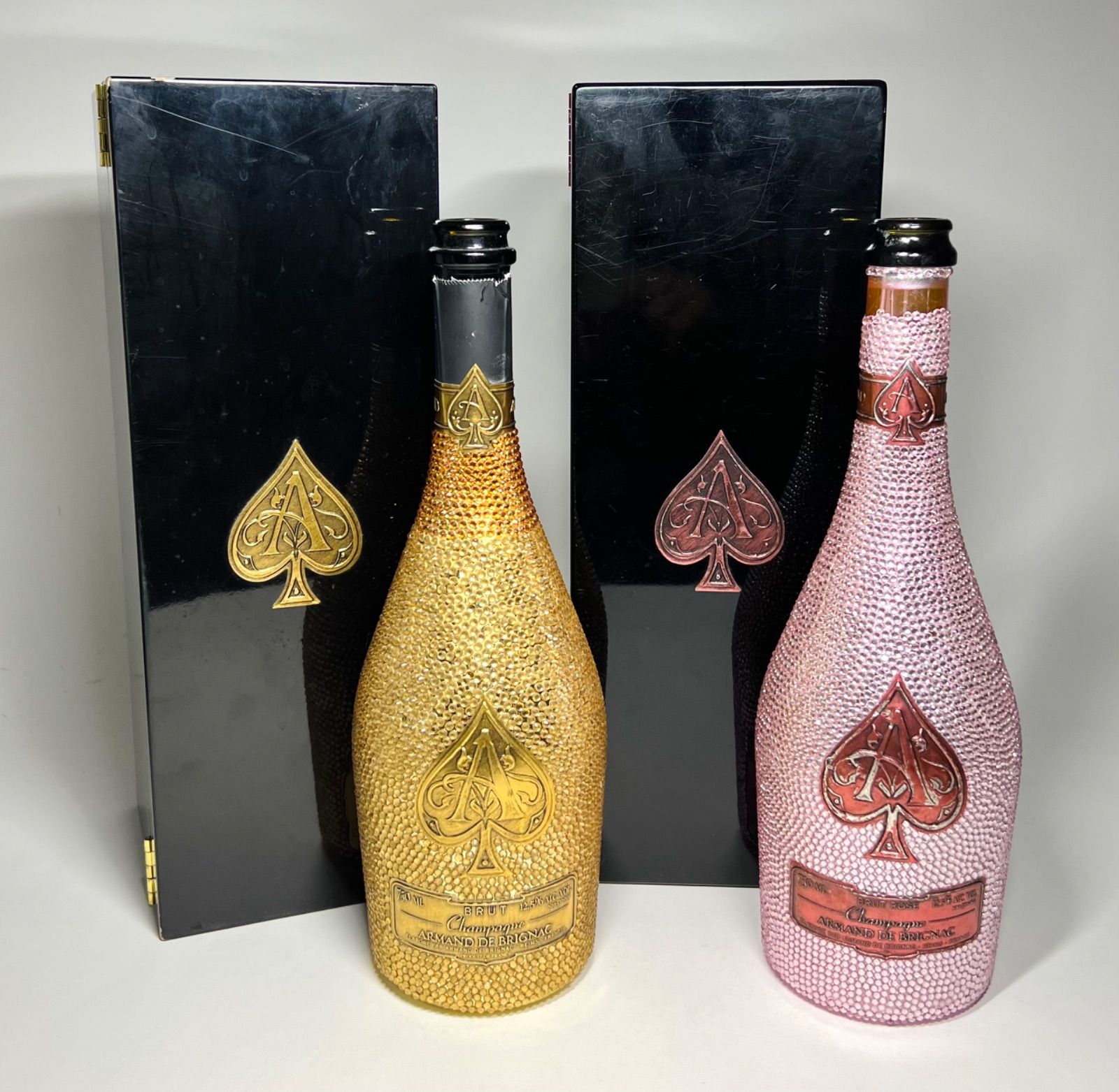 Brut rose アルマン ド ブリニャック 限定 2セット 空箱 空瓶 - www