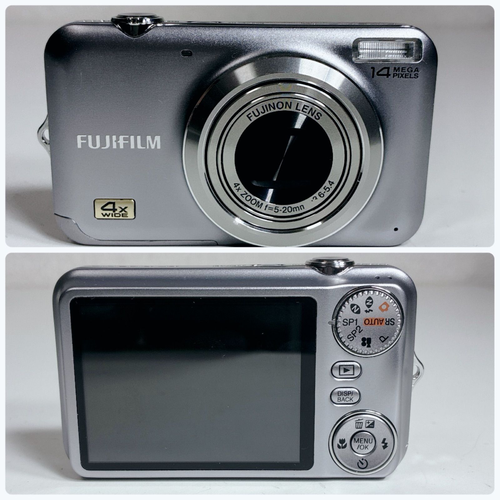 極美品 動作品 富士フィルム ファインピックス JX180 シルバー - メルカリ