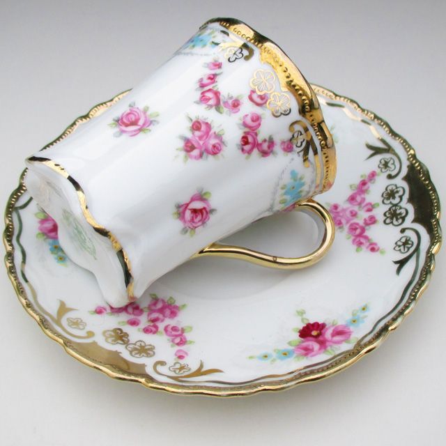 オールドノリタケ 金彩薔薇文 カップ＆ソーサー (a) - メルカリ