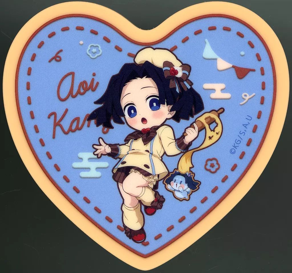 中古】コースター 神崎アオイ 「鬼滅の刃×ufotable Cafe×マチ☆アソビ