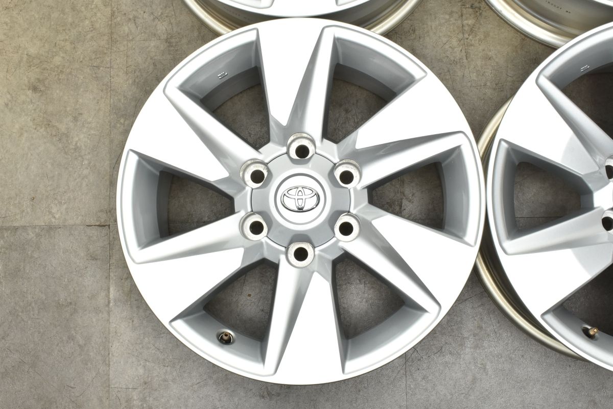美品】トヨタ 150 プラド 後期 純正 17in 7.5J +25 PCD139.7 4本