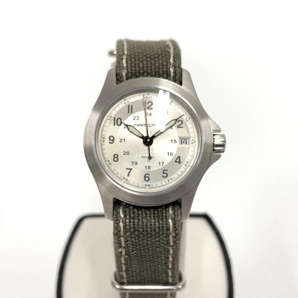 〇〇HAMILTON ハミルトン カーキ キング レディース H642110 グリーン 