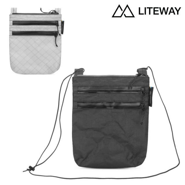 LITEWAY ライトウエイ サコッシュ TRAVEL WALLET ULTRA トラベルウォレットウルトラ ショルダーバッグ 登山 トレッキング アウトドア フェス トラベル 旅行 旅 ハイキング 軽量 丈夫 耐久性 ダイニーマ ULTRA200X
